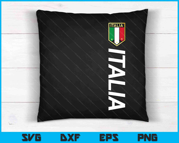 Orgulloso estilo de camiseta de fútbol italiano SVG PNG cortando archivos imprimibles