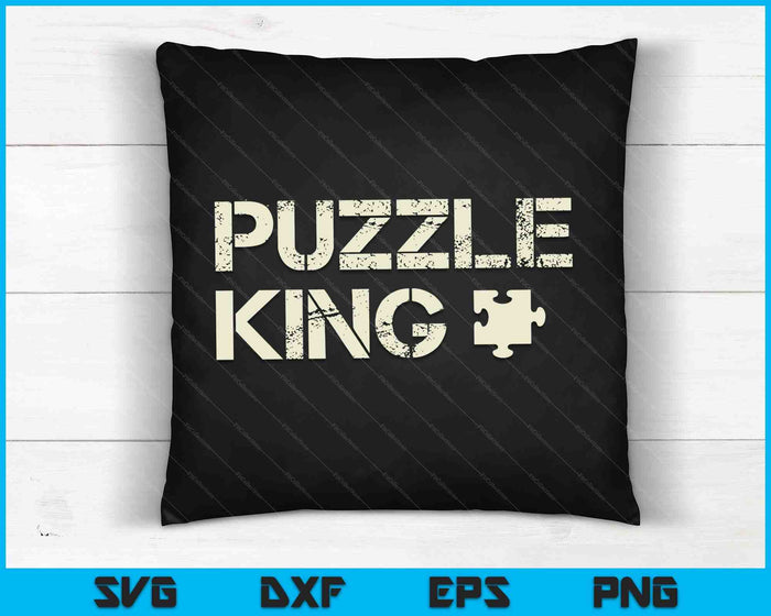 Trotse puzzel koning geschenken minnaar puzzel liefde cadeau SVG PNG digitale snijbestanden