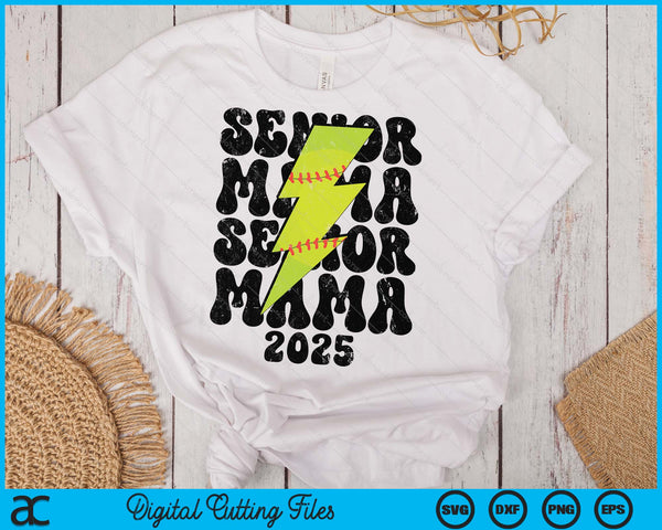 Proud Softball Senior Mama 2027 SVG PNG Digital Printable Files