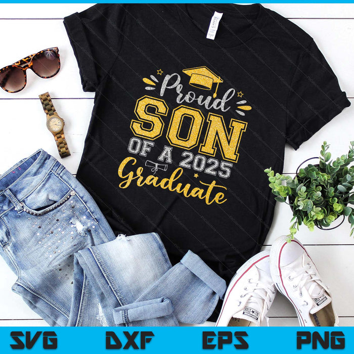 Proud Son Of A 2025 Graduate Senior Graduation SVG PNG Digital Printable Files