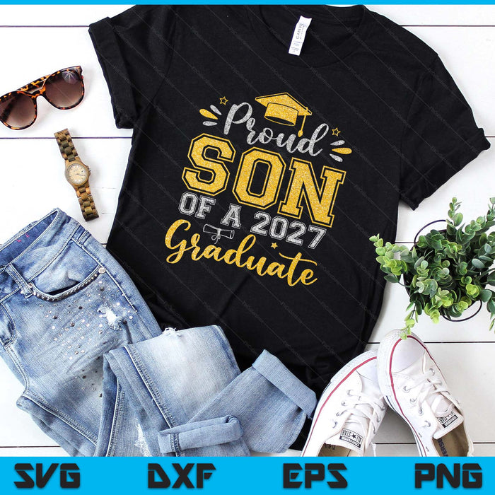 Proud Son Of A 2027 Graduate Senior Graduation SVG PNG Digital Printable Files