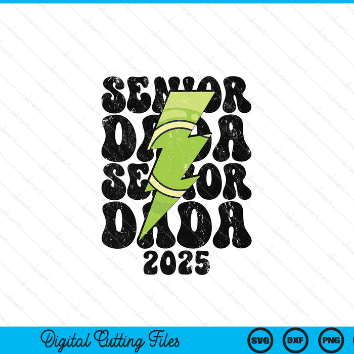 Proud tennis senior dada 2025 SVG cut file