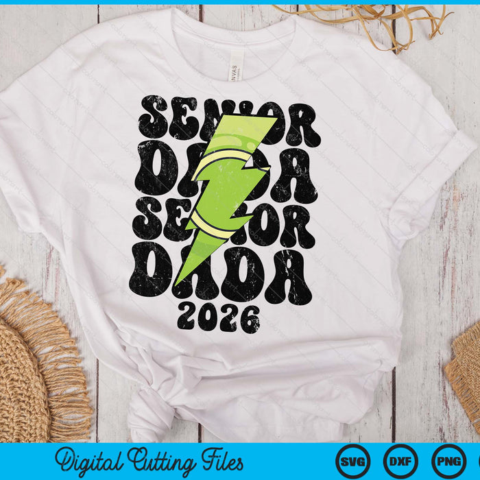 Proud Tennis Senior Dada 2026 SVG PNG Digital Printable Files