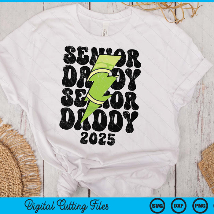 Proud Tennis Senior Daddy 2025 SVG PNG Digital Printable Files