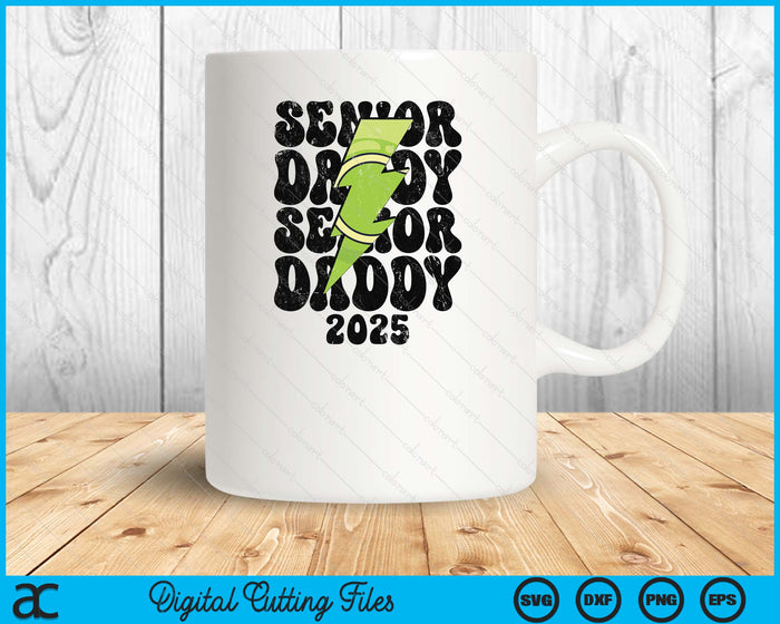 Proud Tennis Senior Daddy 2025 SVG PNG Digital Printable Files