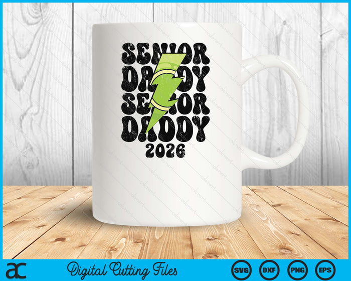 Proud Tennis Senior Daddy 2026 SVG PNG Digital Printable Files