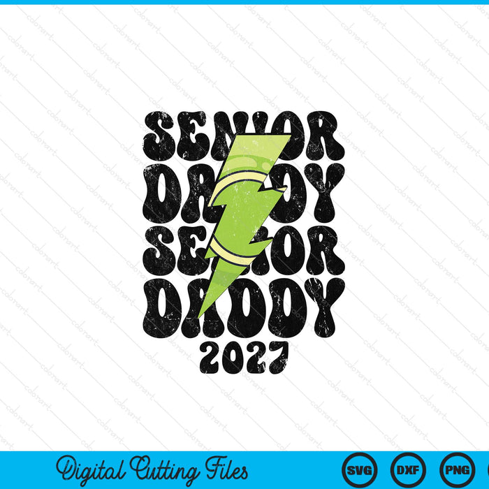 Proud tennis senior daddy 2027 SVG cut file