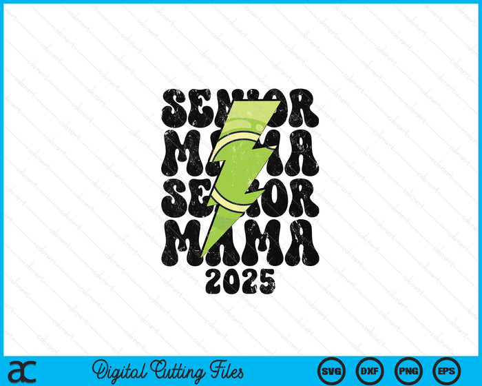 Proud Tennis Senior Mama 2025 SVG PNG Digital Printable Files