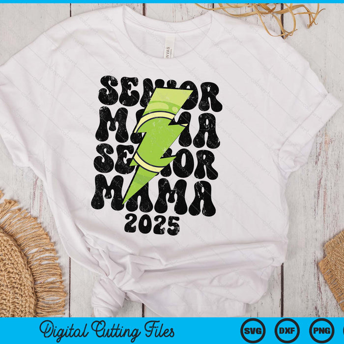 Proud Tennis Senior Mama 2025 SVG PNG Digital Printable Files