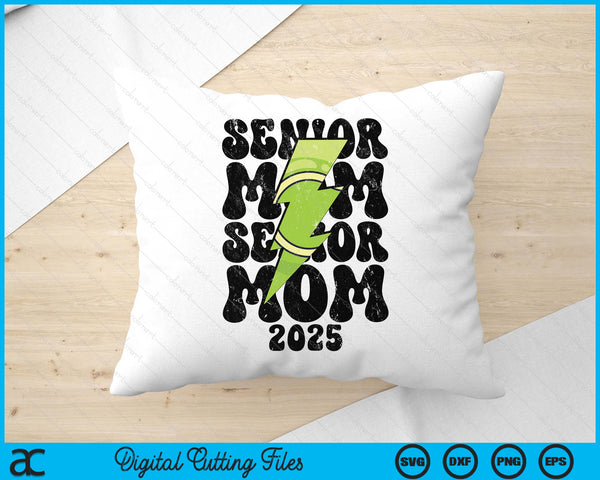 Proud Tennis Senior Mom 2025 SVG PNG Digital Printable Files