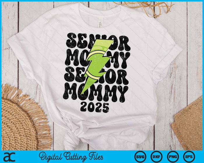 Proud Tennis Senior Mommy 2025 SVG PNG Digital Printable Files