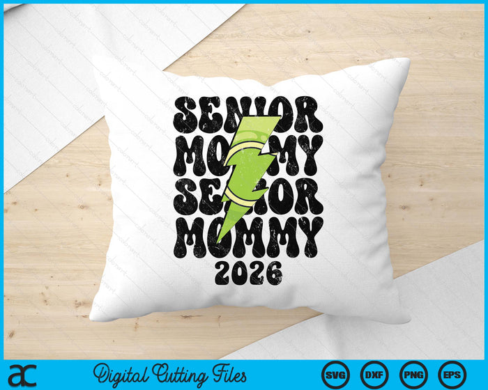 Proud Tennis Senior Mommy 2026 SVG PNG Digital Printable Files