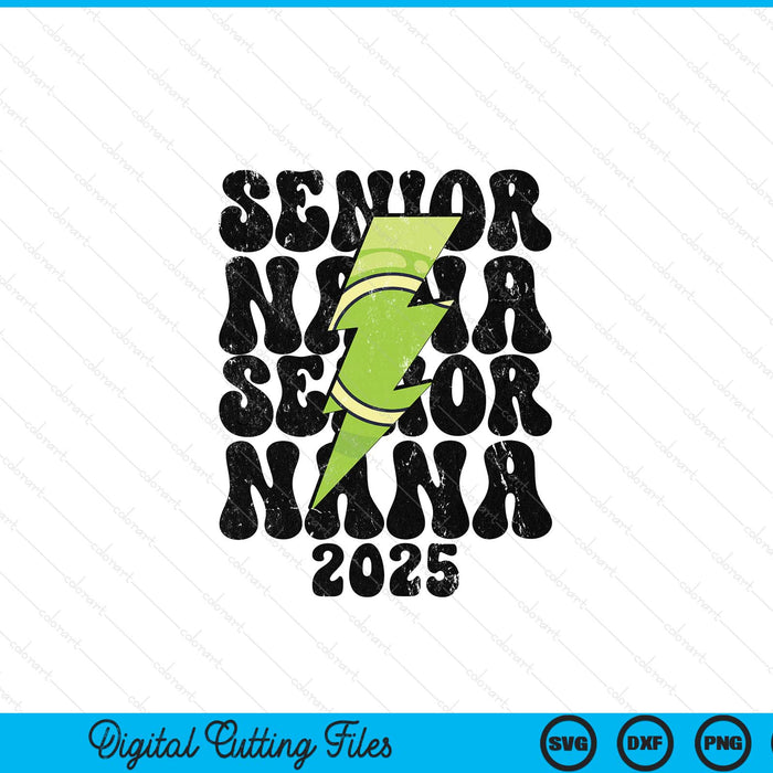 Proud tennis senior nana 2025 SVG cut file