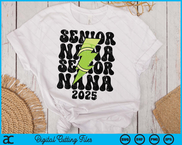 Proud Tennis Senior Nana 2025 SVG PNG Digital Printable Files