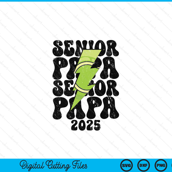 Proud tennis senior papa 2025 SVG cut file