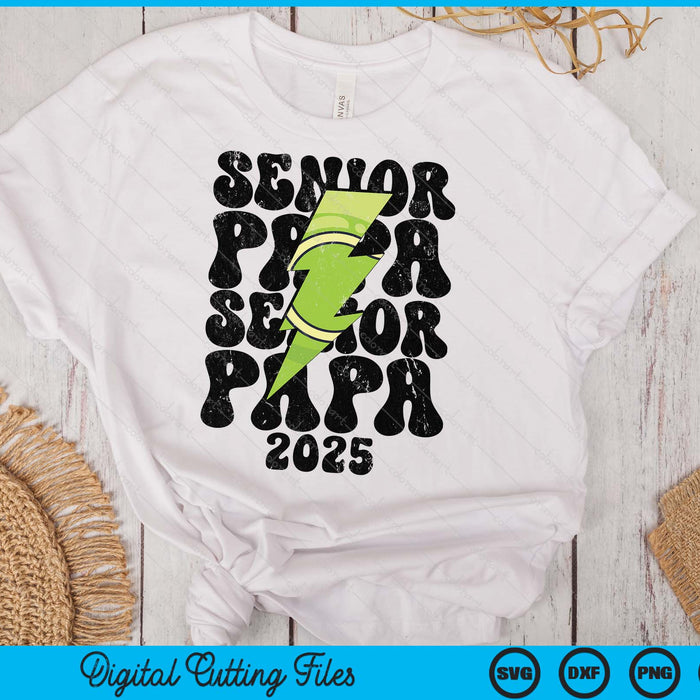 Proud Tennis Senior Papa 2025 SVG PNG Digital Printable Files