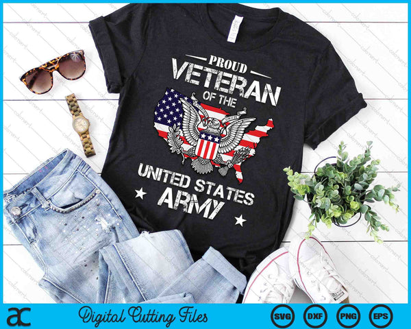 Proud Veteran Of The United States Army SVG PNG Digital Printable Files