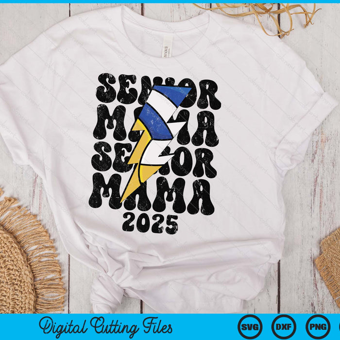 Proud Volleyball Senior Mama 2025 SVG PNG Digital Printable Files