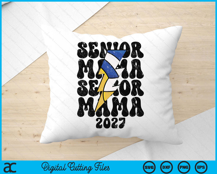 Proud Volleyball Senior Mama 2027 SVG PNG Digital Cutting Files