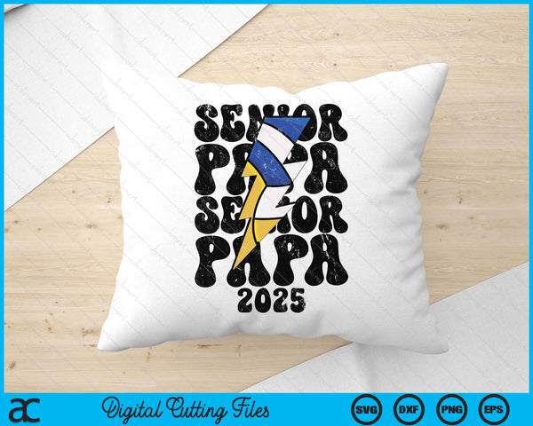 Proud Volleyball Senior Papa 2025 SVG PNG Digital Cutting Files