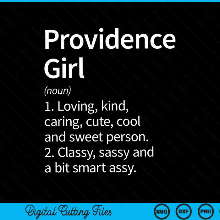 Providence Girl RI Rhode Island Home Roots SVG PNG Cutting Printable Files