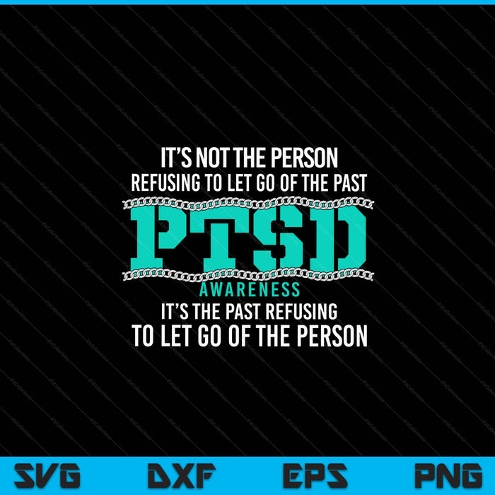 PTSD awareness teal ribbon SVG cut file