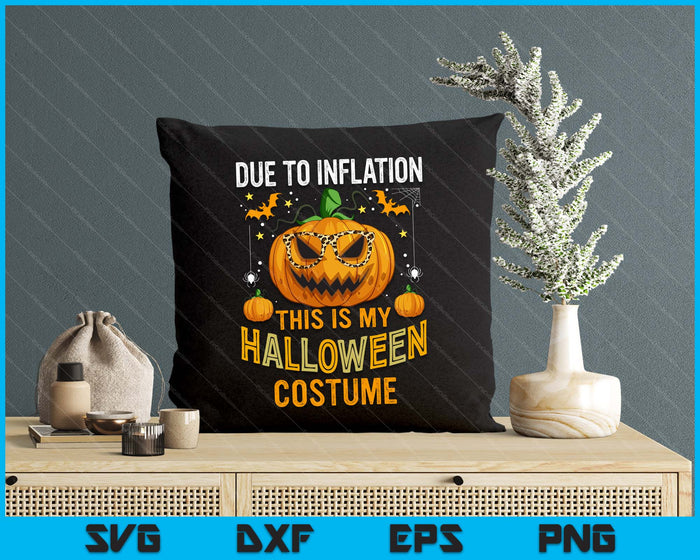 Pumpkin Halloween Costume Funny Halloween SVG PNG Digital Printable Files