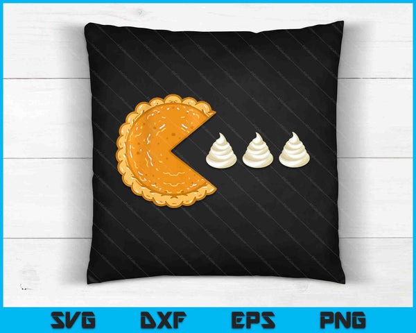 Pumpkin Pie Gamer Thanksgiving SVG PNG Digital Cutting Files