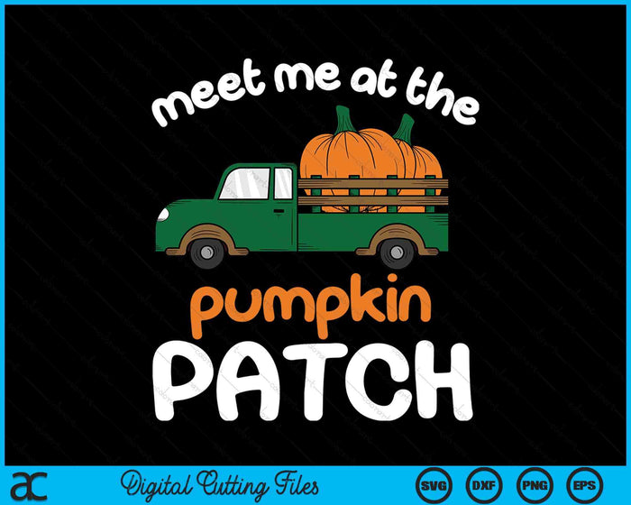 Pumpkin Truck Thanksgiving SVG PNG Digital Cutting Files