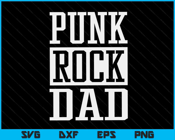 Punk Rock papa mannen tatoeages Punker Rocker Ska gitaar basdrum SVG PNG digitale snijbestanden