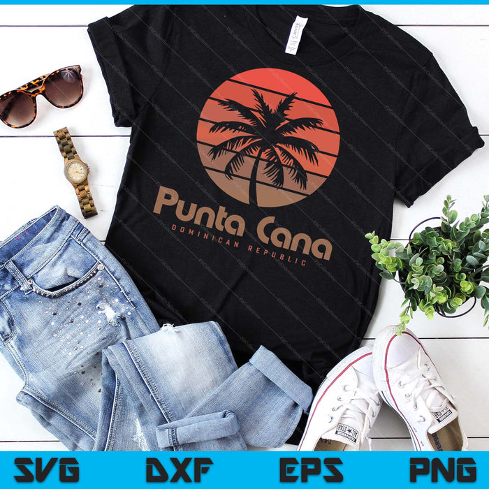 Punta Cana Dominican Republic Travel Vacation SVG PNG Digital Printable Files