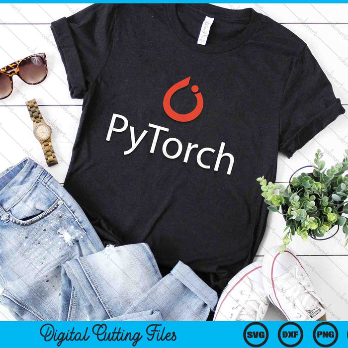 PyTorch Machine Learning Software For Developers Coders SVG PNG Digital Cutting File