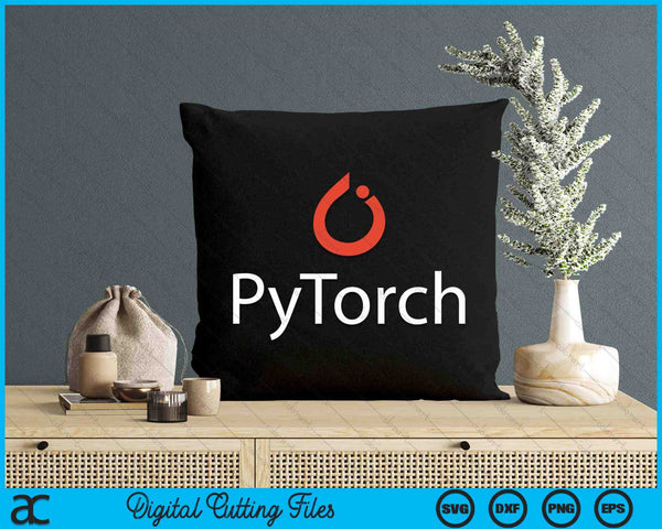 PyTorch Machine Learning Software For Developers Coders SVG PNG Digital Cutting File