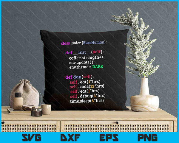 Python Eat Code Sleep Repeat SVG PNG Digital Printable Files