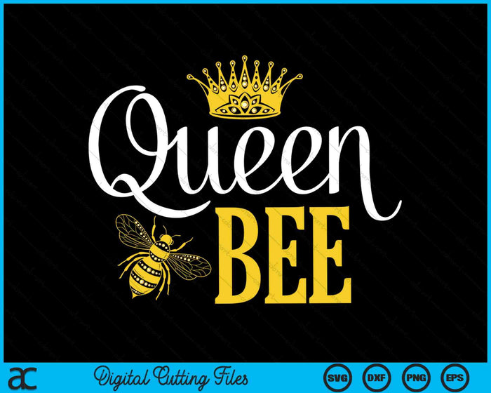 Queen Bee Halloween kostuum voor Bee Keeper SVG PNG digitale snijbestanden