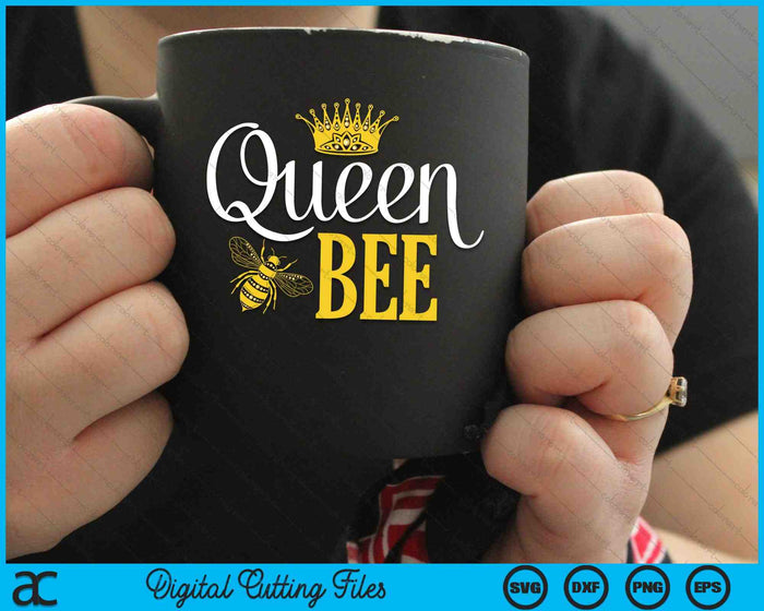 Queen Bee Halloween kostuum voor Bee Keeper SVG PNG digitale snijbestanden