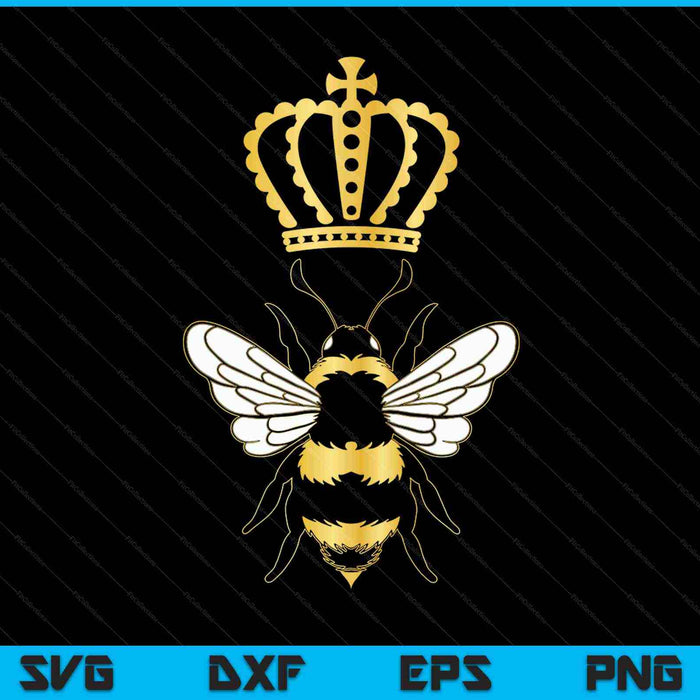 Queen Bee Vintage SVG PNG Cutting Printable Files