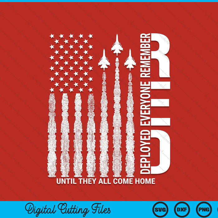 RED Friday Remember Everyone Deployed Military American SVG PNG Digital Printable Files