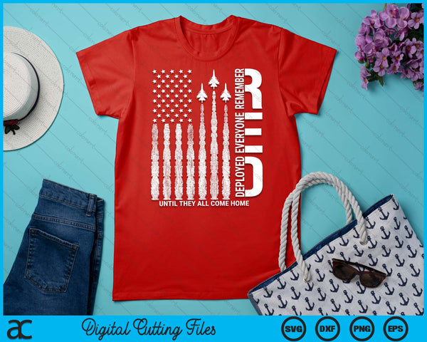 RED Friday Remember Everyone Deployed Military American SVG PNG Digital Printable Files
