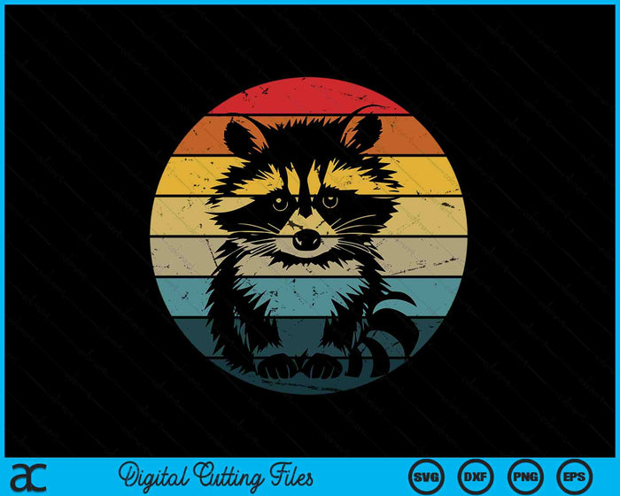 Raccoon Gift For Mapache Marten Raccoon SVG PNG Digital Printable Files