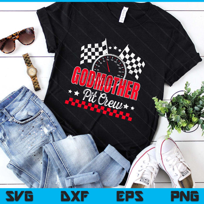 Race Car Birthday Party Racing Family Godmother Pit Crew SVG PNG Digital Printable Files