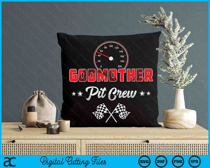 Race Car Birthday Party Racing Family Godmother Pit Crew SVG PNG Digital Printable Files