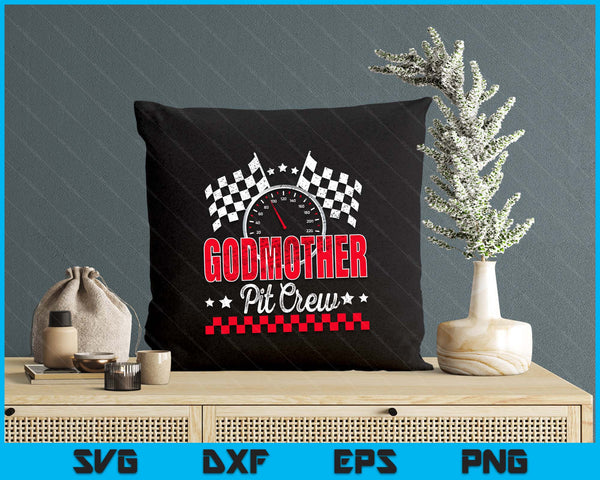 Race Car Birthday Party Racing Family Godmother Pit Crew SVG PNG Digital Printable Files