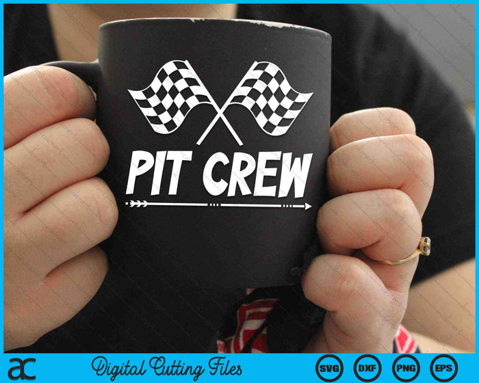 Race Track Pit Crew Racing Mechanic Car Parties SVG PNG Digital Cutting Files