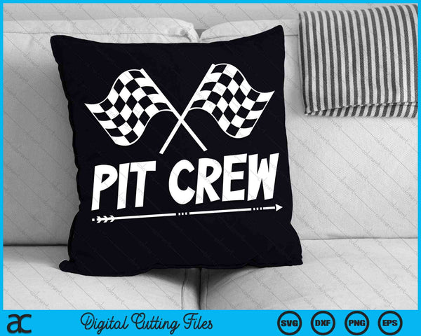Race Track Pit Crew Racing Mechanic Car Parties SVG PNG Digital Cutting Files