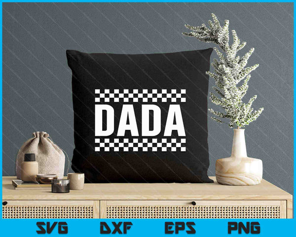 Racing Birthday Party Matching Family Race Car Pit Crew Dada SVG PNG Digital Printable Files