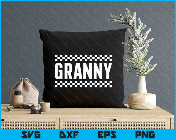 Racing Birthday Party Matching Family Race Car Pit Crew Granny SVG PNG Digital Printable Files