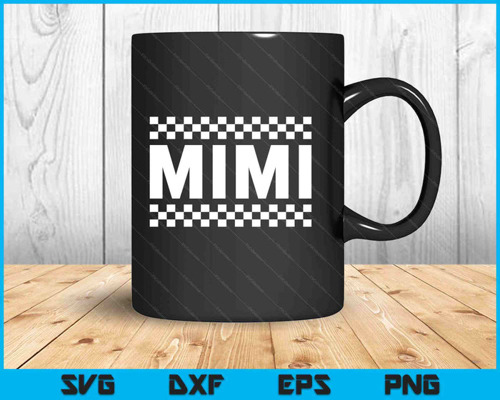 Racing Birthday Party Matching Family Race Car Pit Crew Mimi SVG PNG Digital Printable Files