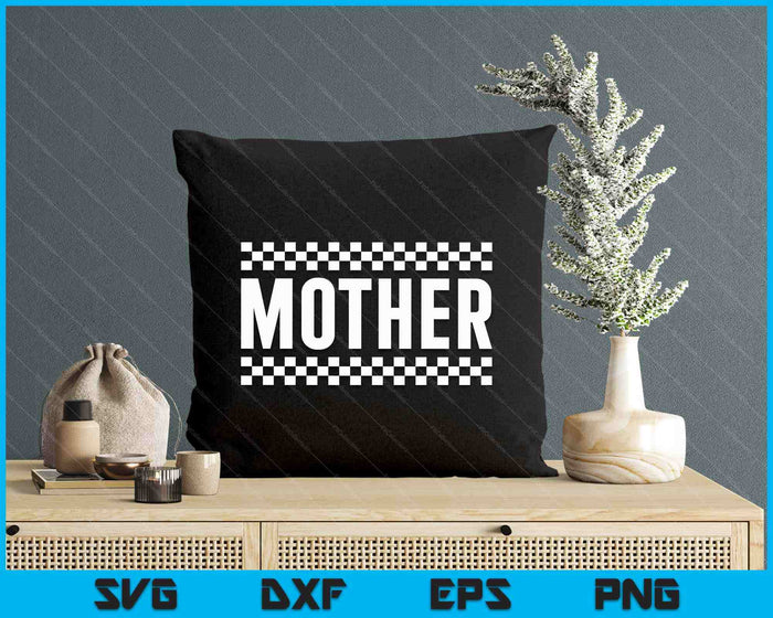 Racing Birthday Party Matching Family Race Car Pit Crew Mother SVG PNG Digital Printable Files