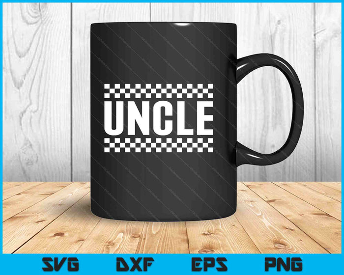 Racing Birthday Party Matching Family Race Car Pit Crew Uncle SVG PNG Digital Printable Files